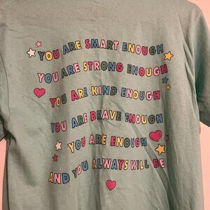 Motivational mint T-shirt